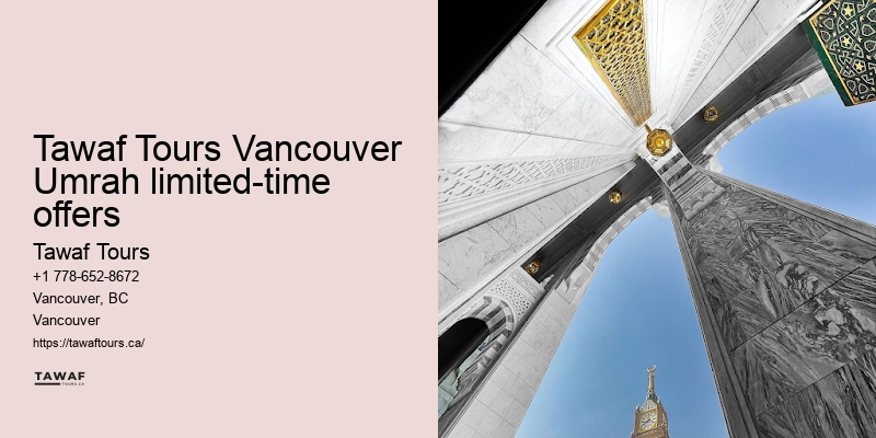 Vancouver Umrah package cost breakdown