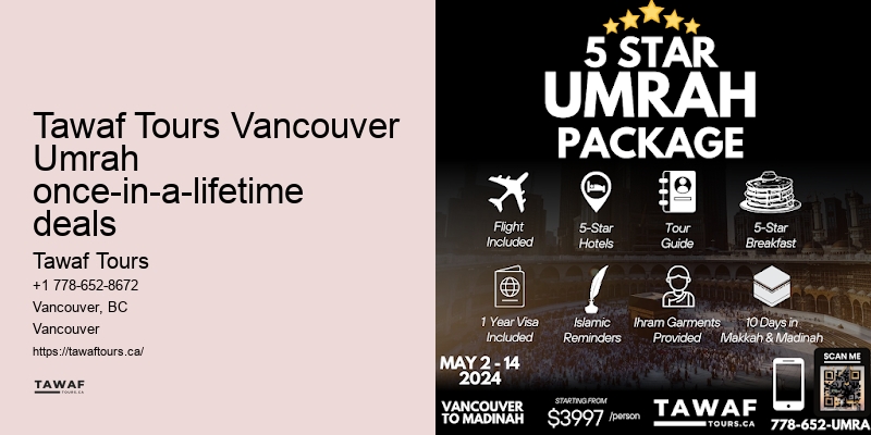 Vancouver to Medina Umrah journey
