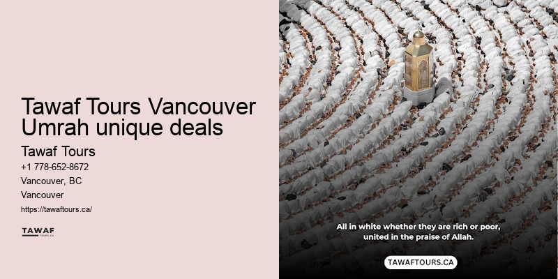 Vancouver Umrah package value-added features