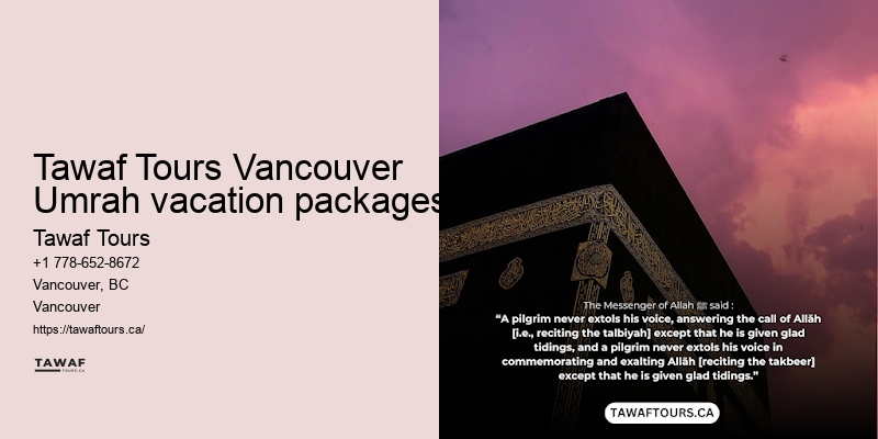 Umrah visa consultant Vancouver