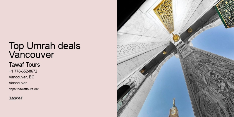 Vancouver Umrah package value-added benefits