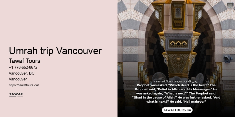 Tawaf Tours Vancouver Umrah accommodation deals
