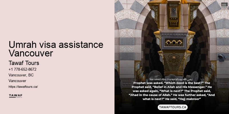 Vancouver Umrah pilgrimage advice