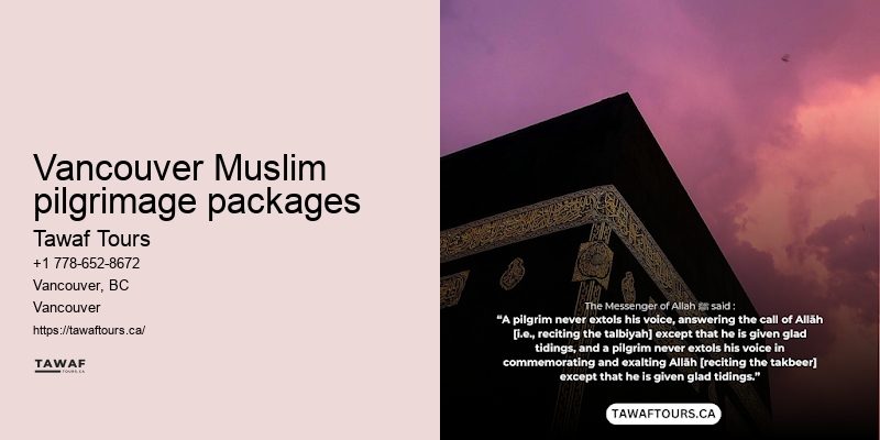 Tawaf Tours Vancouver Umrah rates