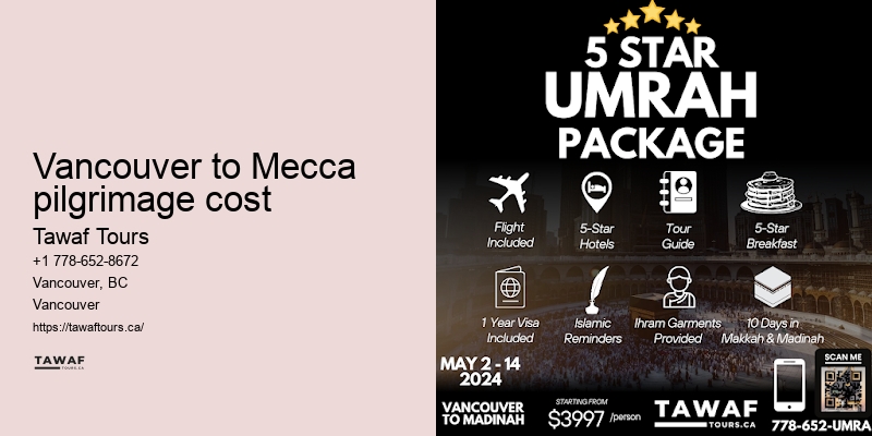 Vancouver Umrah package savings