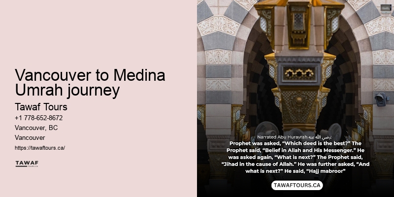 Vancouver Umrah package cost breakdown