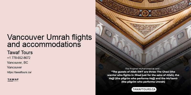 Vancouver Umrah travel budget