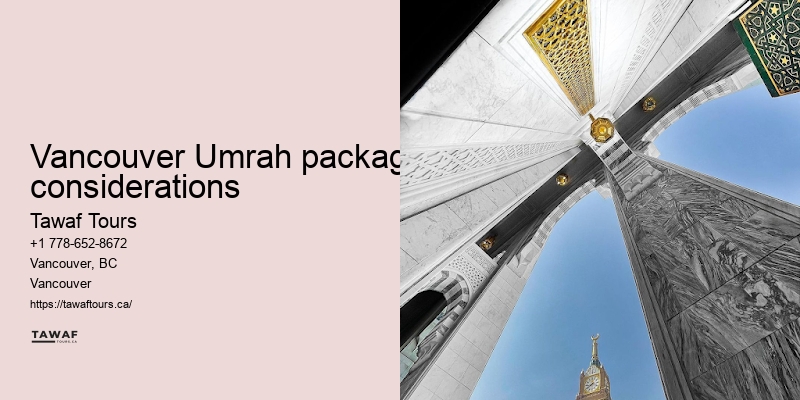 Vancouver Umrah pilgrimage organizers