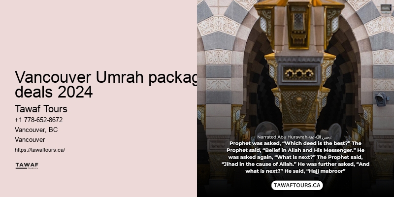 Vancouver Umrah package amenities