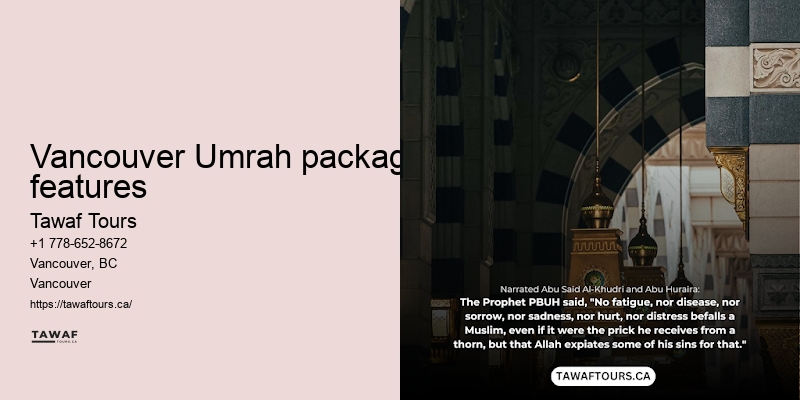 Tawaf Tours Vancouver Umrah package prices