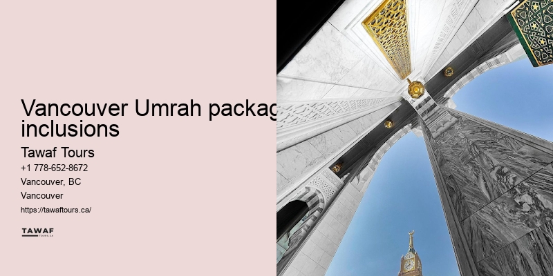 Vancouver Umrah pilgrimage booking convenience