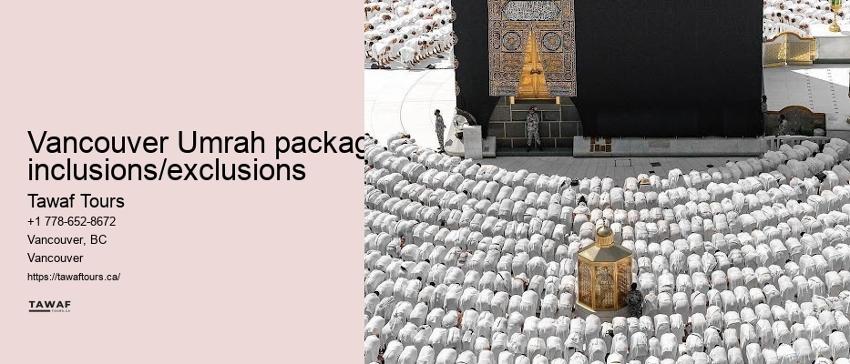 Vancouver Umrah pilgrimage package deals