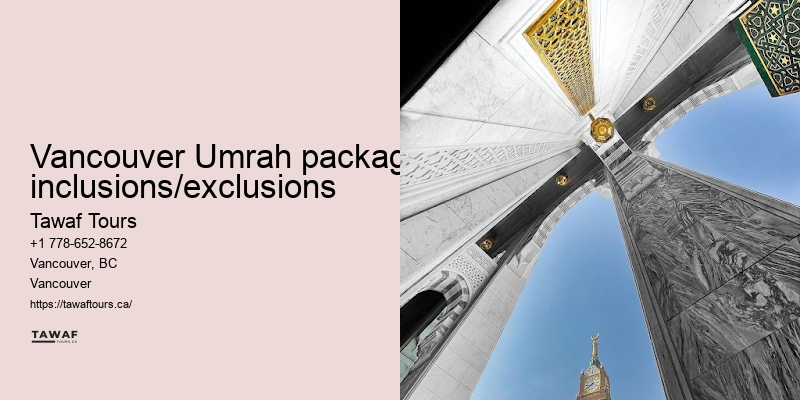 Vancouver Umrah package comparison tool benefits