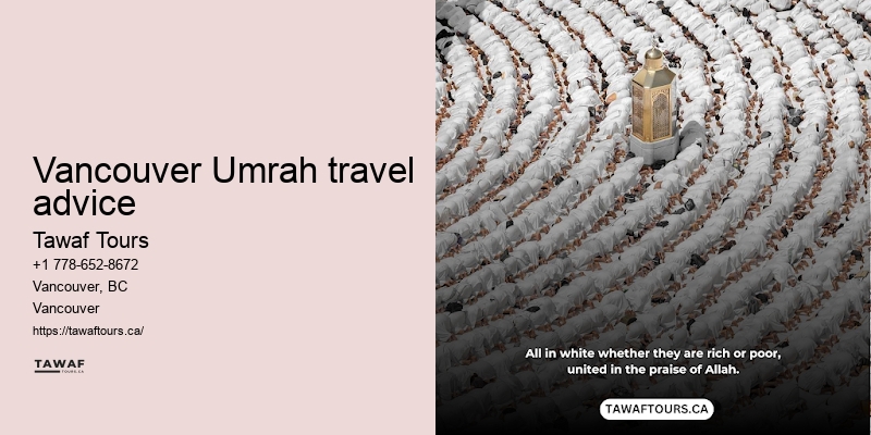 Vancouver Umrah travel consultants
