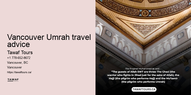 Vancouver Umrah pilgrimage tour operators