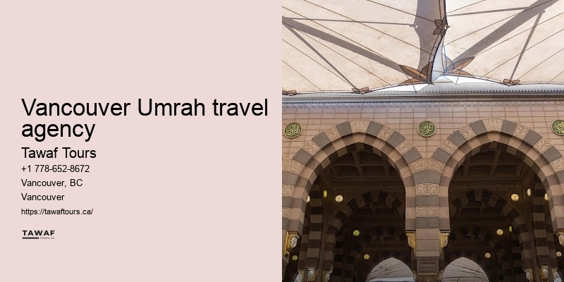Vancouver Umrah pilgrimage tour packages