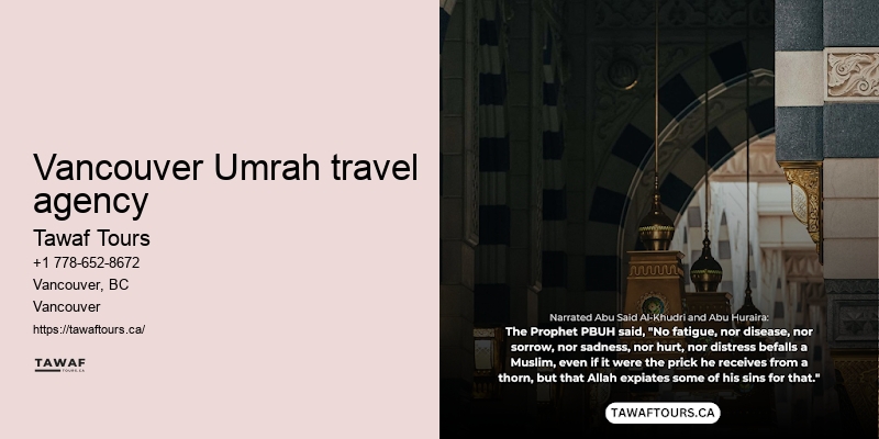 Tawaf Tours Vancouver Umrah package customization options