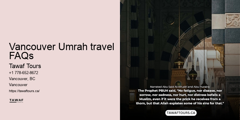 Vancouver Muslim pilgrimage packages