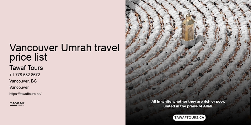 Vancouver Umrah package discounts