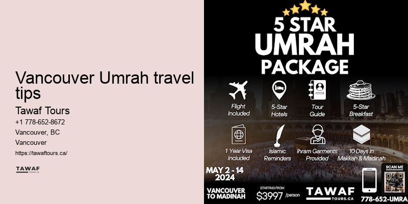 Vancouver Umrah travel reviews