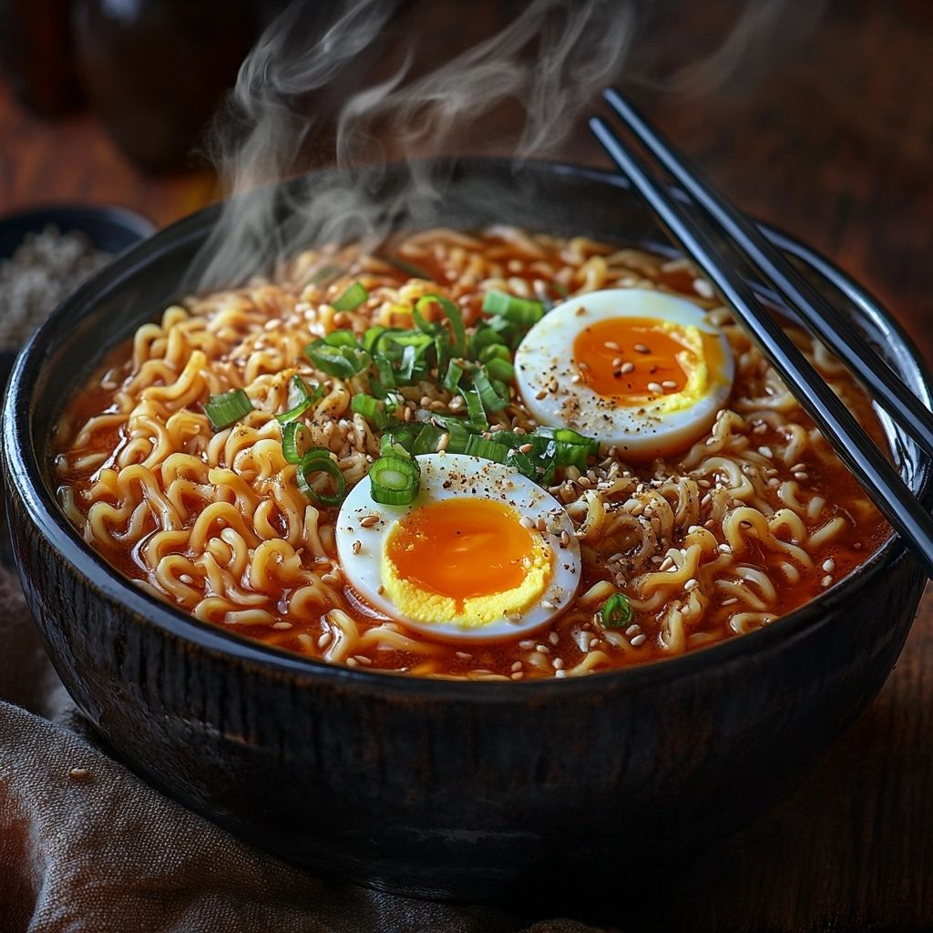 Indomie & Egg (Cooked)