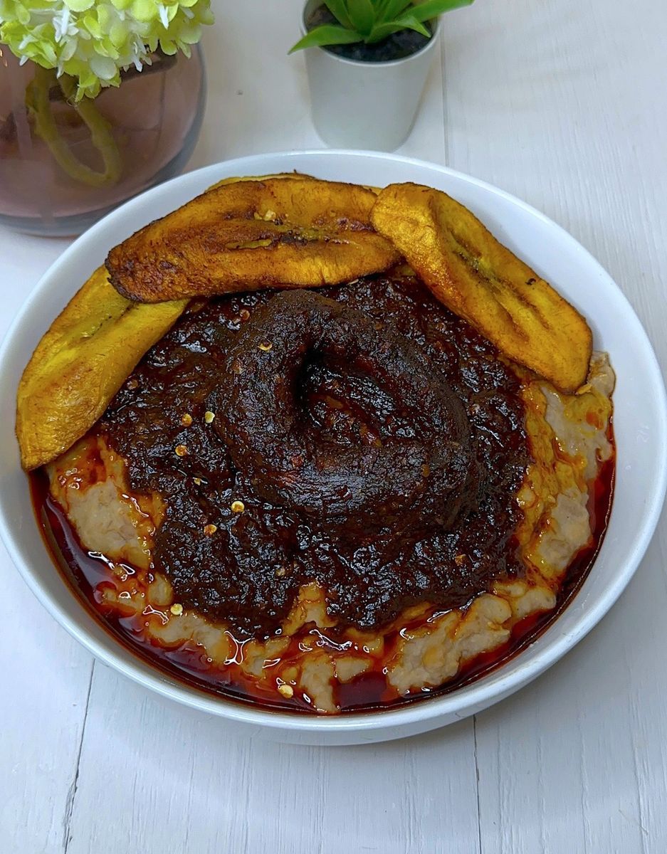 Ewa Agoyin with Sauce