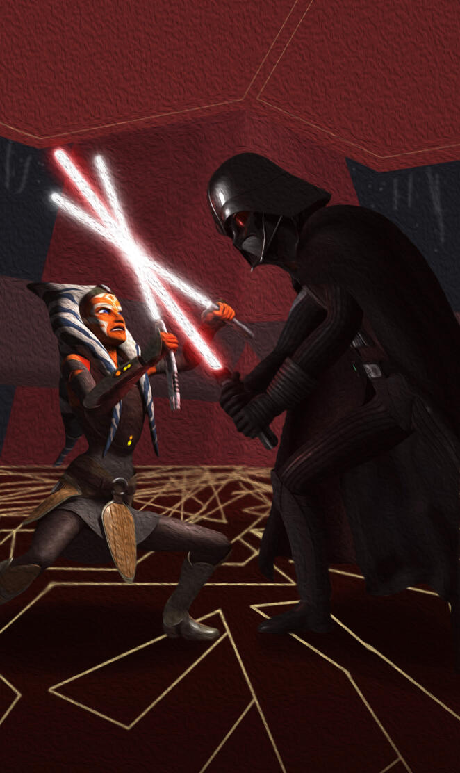 Ahsoka vs Vader