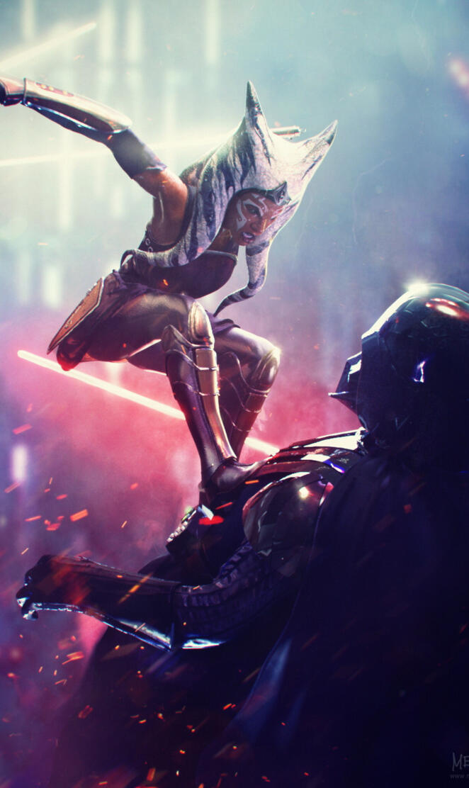 Ahsoka vs Vader