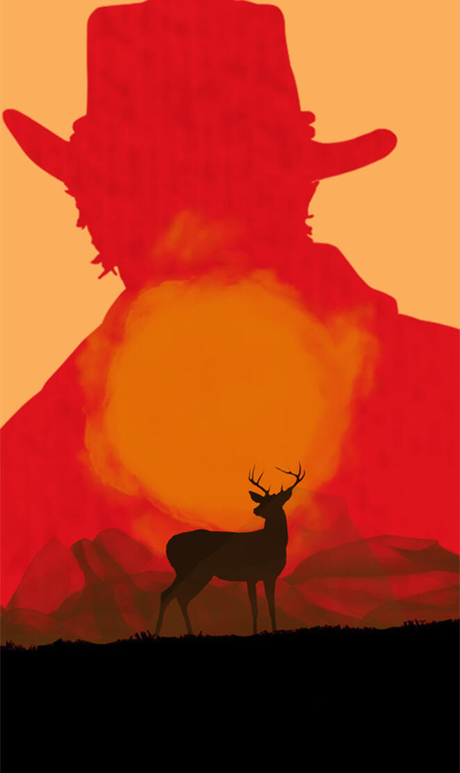 Arthur Morgan sunset