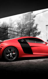 audi gt1 red black