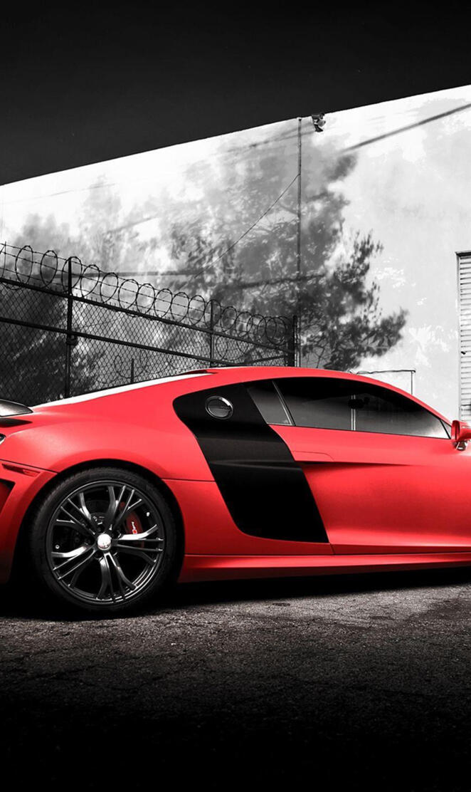audi gt1 red black