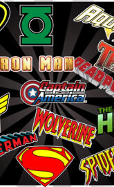 SUPER HERO LOGOS