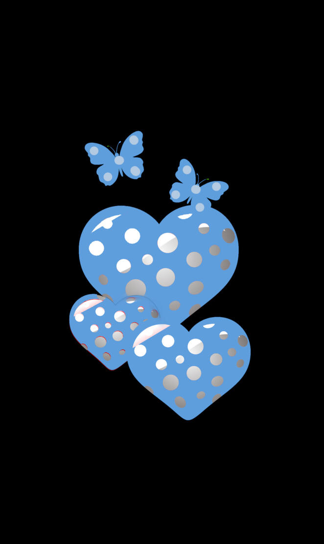 BlueHeart Butterfly2