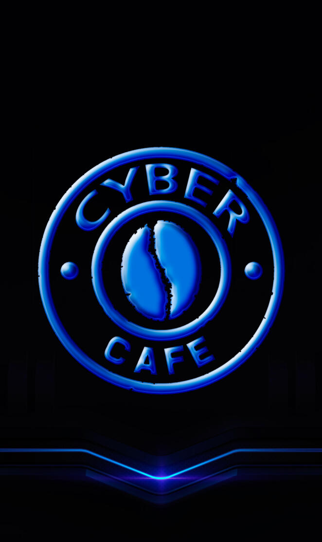 Blue Cyber Cafe