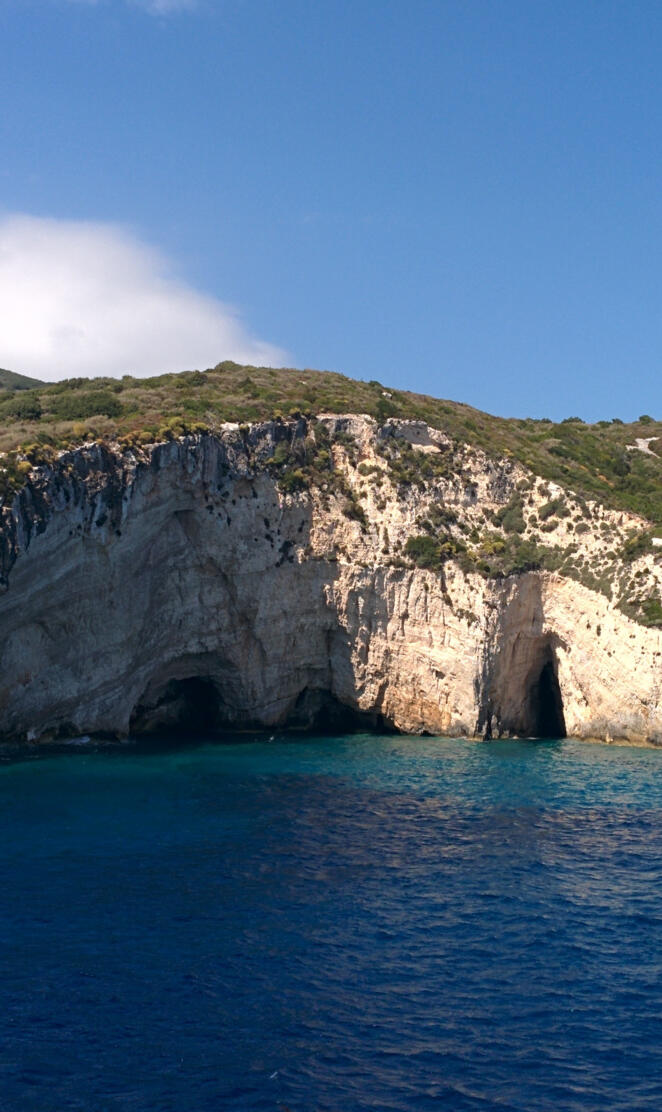 Blue caves zakynthos