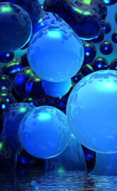 Bubbles Blue