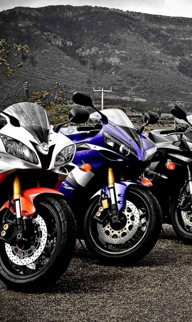 3 Yamaha Bikes