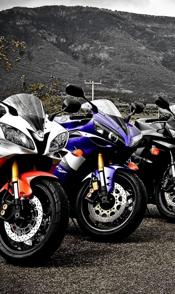 3 Yamaha Bikes