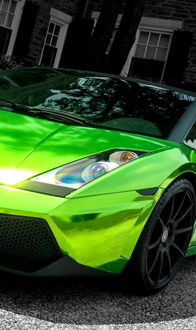 green lamborgini