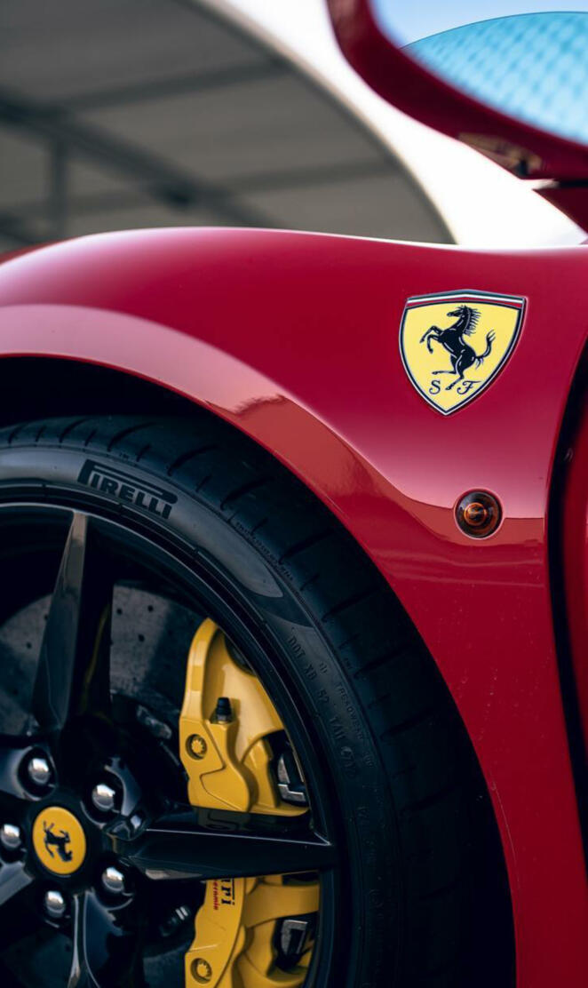 Ferrari close ups