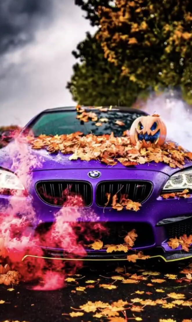 BMW M8 halloween