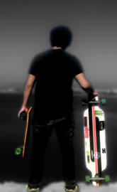 boy longboard penny