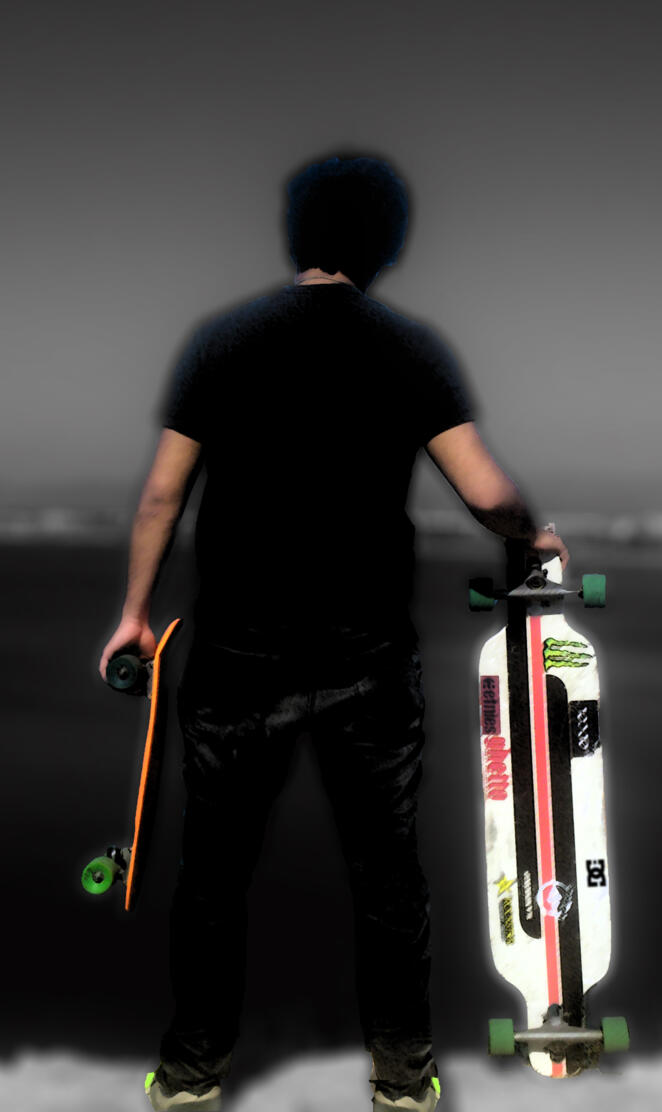 boy longboard penny