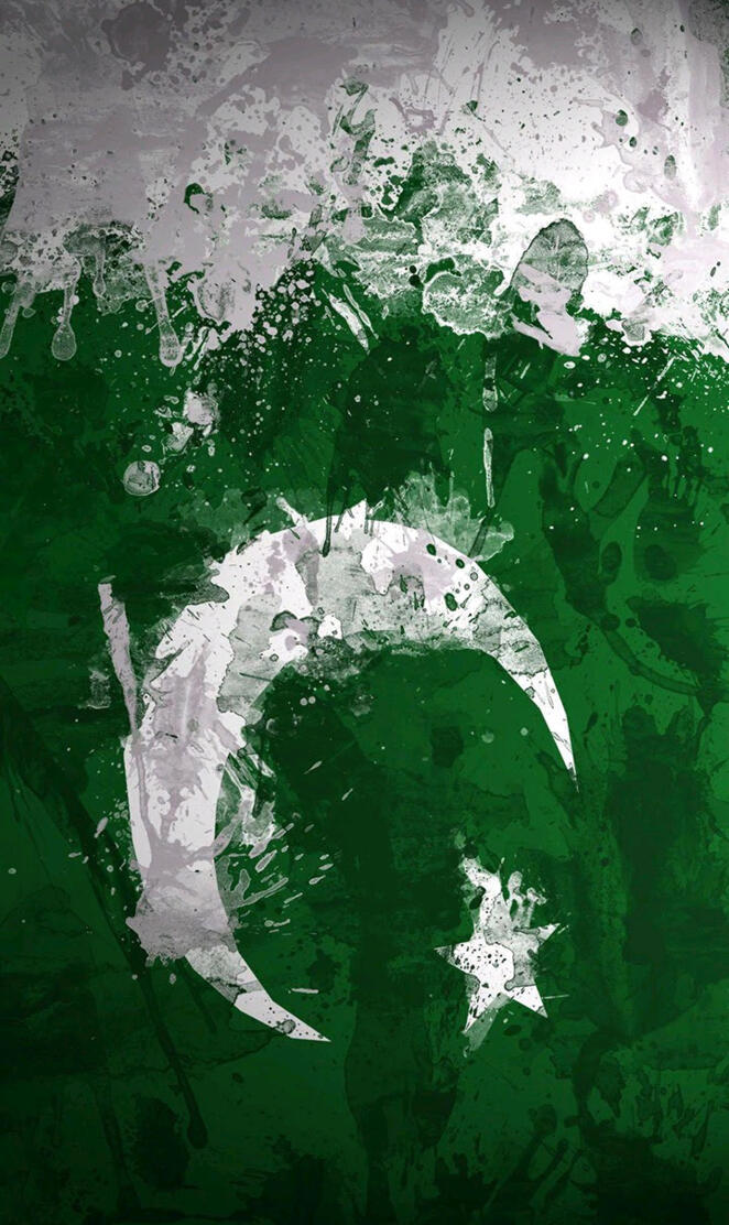 Pakistan flag 4k