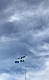 Quebec Flying Flag