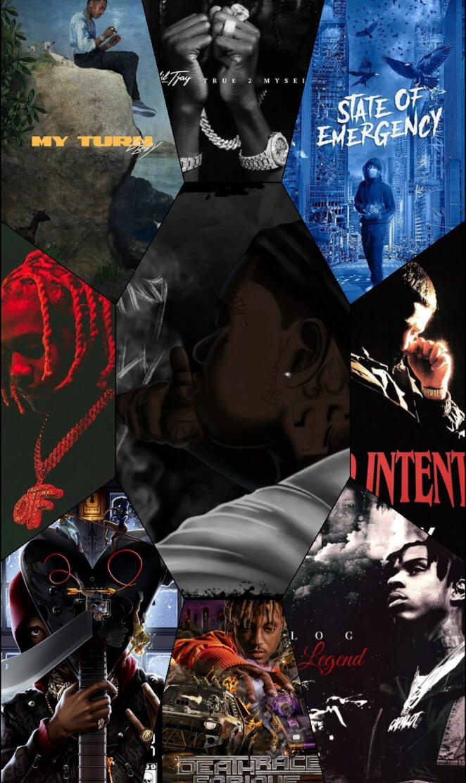 Rapper cover collage