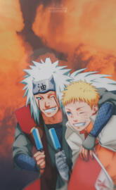 Naruto and Jiraiya 