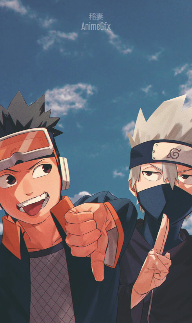 Obito and Kakashi 