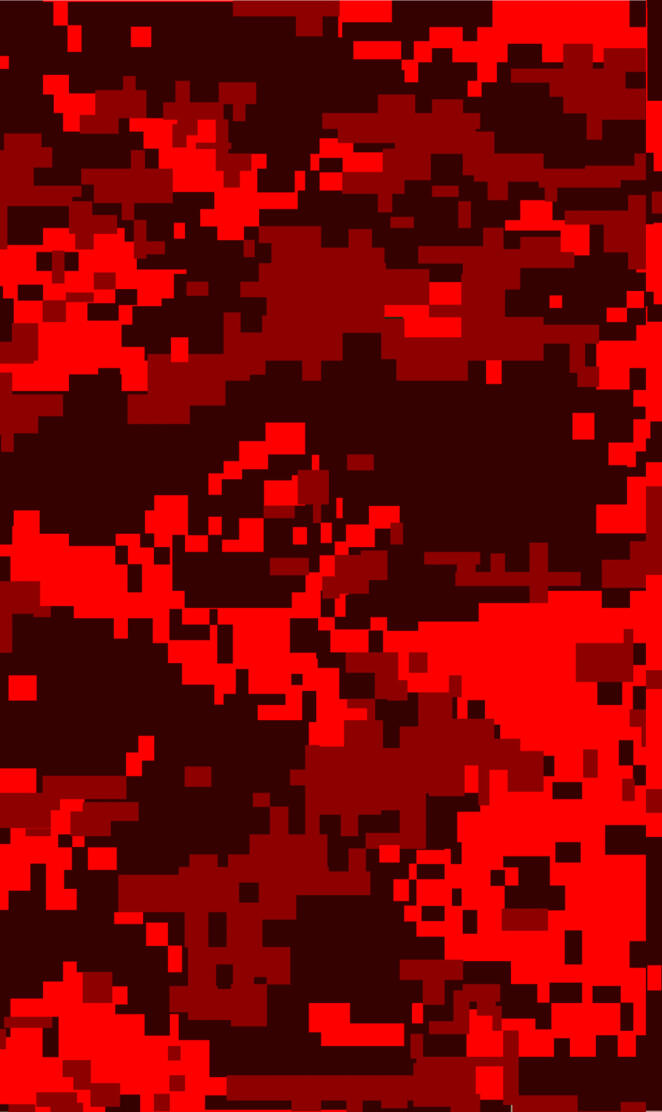 Digital Red Camo