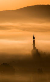 Foggy Minaret